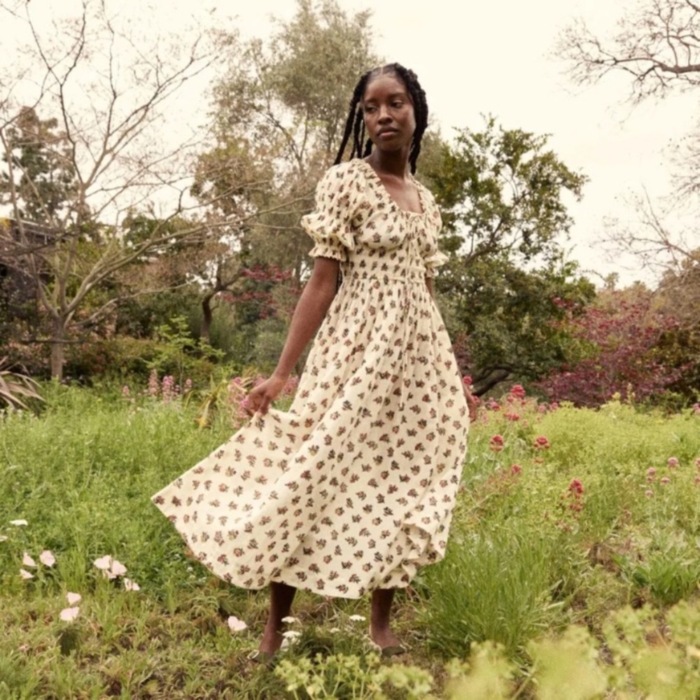 Doen Ischia Dress with Canyon Floral Print